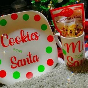 Santa Plate and Mug